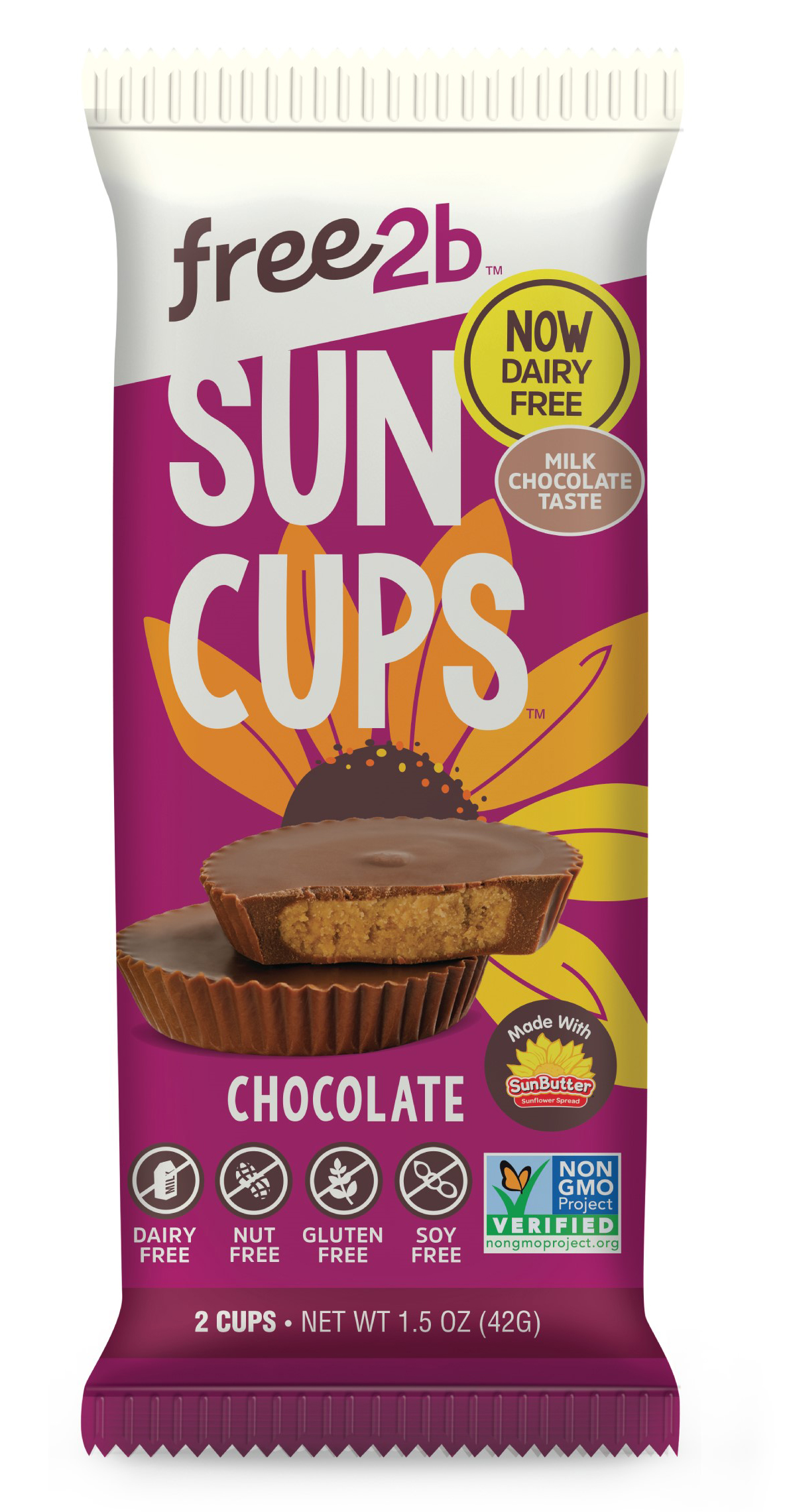 Free2b Foods Issues Allergy Alert on Undeclared Milk Ingredient in Chocolate Sun Cups